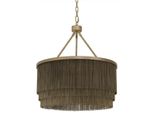 Casa Padrino Lampadario In Acciaio Color Ottone Antico Ø 60 X H. 68 Cm - Lampadario Rotondo Per Hotel E Ristoranti - Qualità