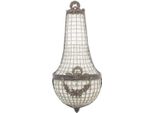 Casa Padrino Lampada Da Parete In Cristallo Barocco Ossidato 30 X H. 70 Cm - Elegante Lampada Da Parete In Stile Barocco - Luci Barocche - Nobile & Magnifico