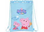 Borsa Zaino Con Nastri Peppa Pig Baby (26 X 34 X 1 Cm)