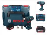 Bosch Ghg 18V-50 Soffiatore D'aria Calda Professionale A Batteria 18 V 300° C / 500° C + 1X Batteria Ricaricabile 5,0 Ah + L-Boxx - Senza Caricabatterie