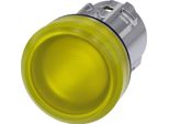 Indicatore Luminoso 22Mm, Rotondo, Giallo - Elemento Luminoso Giallo IP68 3SU1051-6AA30-0AA0