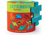 Crocodile Creek - Puzzle Dinosauro Let's Start - 2 Pezzi
