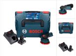 Bosch Gex 12V-125 Levigatrice Rotorbitale A Batteria Professionale 12 V 125 Mm Brushless + 1X Batteria Ricaricabile 6,0 Ah + Caricabatterie + L-Boxx