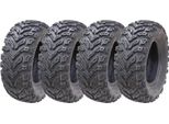 25X8.00-12 Pneumatici Atv Quad 6Ply Wanda P3103 E-Marked Road Legal (Set Di 4)