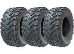25X10.00-12 Pneumatici Atv Quad 6Ply Wanda P3103 E-Marked Road Legal (Set Di 3)