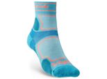 Bridgedale Trail Run Ultralight T2 Coolmax (Fibre Di Poliestere) Sport 3/4 Crew Donna Barva: Rosa / Velikost: M