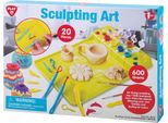 Playgo Set Per Scolpire Con Colori E Accessori - 20 Pezzi.