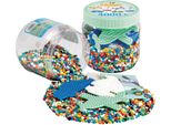 Hama Iron-On Perline Midi + Piastre Per Spille In Scatola Di Plastica