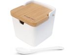 Zuccheriera In Vetroceramica Da 270 Ml Konighoffer 0524 Bianco