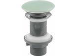 Set Di Rifiuti 5/4" Click-Clack, Tappo In Ceramica, H.20-70Mm, Verde Menta"
