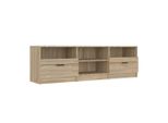 Mobile Tv Rovere Sonoma 150X33,5X45 Cm Materiale In Legno