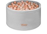 Piscina In Schiuma Flumi 90X40 Cm Con 200 Palline ∅7 Cm – Grigio Chiaro + Palline Pesca