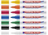 Edding - Pennarello Indelebile 8750 Industria 2-4 Mm Bianco | 10 Pezzi