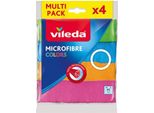 Panno Vileda Microfibre Colors, Microfibra, Conf. 4 Pz
