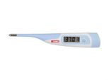Gima 25556 Termometro Clinico Digitale A Contatto Termometro Blu, Bianco Orale, Rettangolare, Pulsanti Ascellari