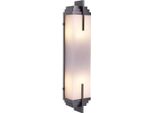 Casa Padrino Lampada Da Parete Bronzo/Alabastro 10,5 X 8,5 X H. 51 Cm - Lampada Da Parete Con Paralume In Alabastro - Illuminazione