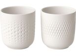 Villeroy & Boch Manufacture Collier Blanc Set Di Tazze 2 Pezzi.