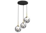 Milagro Reflex Lampadario A Sospensione MLP8416 Nero / Oro
