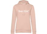 Ballin Est. 2013 Wmn Felpa Con Cappuccio Rosa - Grande L