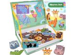 Gioco Da Colorare Gioco Da Pascolo Magnetico Sonaglio Puzzle Giocattolo Educativo "Gli Animali"" Libro Di Travestimenti Montesorri Per Bambini Dai 3 Anni In Su"