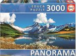 Educa 19283, Bachalpsee, Puzzle Panoramico Di 3000 Pezzi Per Adulti E Bambini A Partire Dai 12 Anni, Puzzle Paesaggio, Natura, Svizzera