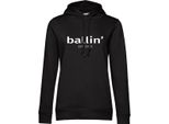 Felpa Con Cappuccio Ballin Est. 2013 Wmn Nero - Grande S