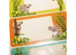 12 Etichette Per La Scuola - Rettangolo - Koala