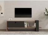 Skye Decor, Ova, Mobile Tv, Rovere, Truciolato Melaminico, 120 X 36,8 X 25 Cm