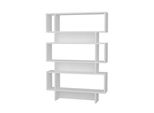 Skye Decor, Elze, Libreria, Bianco, Truciolato Melaminico, 90 X 130,8 X 19,6 Cm