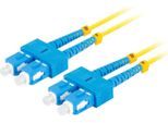 Lanberg Sm SC/UPC-SC/UPC Duplex Cavo Patch In Fibra Ottica 3,0Mm Lszh G657A1 5M Giallo