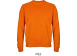 Sols 03814 | Felpa Girocollo Columbia Unisex - Colore: Arancione - Taglia: Xs