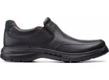 Clarks Un Brawley Step - Nero Pelle Liscia Dimensioni: 42,5 Normale