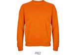 Sols 03814 | Felpa Girocollo Columbia Unisex - Colore: Arancione - Taglia: Xl