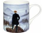 KöNitz Becher C.D. Friedrich - Wanderer, Tasse, Kaffeebecher, Bone China, Bunt, 385 Ml, 11 2 004 2716