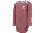 Hummel Hmlmaule Body Bambino A Maniche Lunghe 4338 - Deco Rose 98