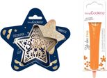 Kit Di Biscotti Star Relief + Bastoncino Di Cioccolato All'arancia