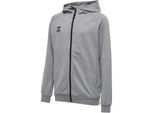 Hummel Hmlmove Grid Cotone Zip Hoodie Kids - Grigio Melange - 164
