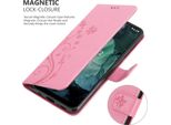Cadorabo Cover Per Nokia G11 / G21 Cover Protettiva In Rosa Cover Protettiva Cover Telefono Cellulare Cover Fiori Custodia Fiore