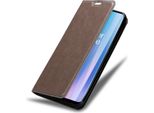 Cadorabo Custodia Per Oneplus Nord Ce 2 5G Custodia Protettiva In Marrone Custodia Per Cellulare Cover Chiusura Magnetica