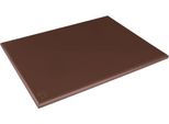 Tagliere Hygiplas 450X600X20Mm Extra Spesso In Marrone Per Salsicce E Arrosti