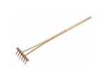 Teddies Rastrello Rosso Con Manico 90 Cm