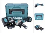Makita Dga 521 RG1X1J Smerigliatrice Angolare A Batteria 18 V 125 Mm X-LOCK Brushless + 1X Batteria Ricaricabile 6,0 Ah + Caricabatterie + Makpac