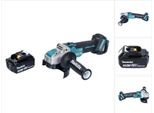 Makita Dga 521 T1X1 Smerigliatrice Angolare A Batteria 18 V 125 Mm X-LOCK Brushless + 1X Batteria Ricaricabile 5,0 Ah - Senza Caricatore