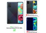 Cadorabo Cover Per Samsung Galaxy A51 4G / M40S Cover Protettiva In Blu Custodia Del Telefono Cellulare Custodia Tpu Cover Protezione Fotocamera