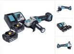 Smerigliatrice Angolare A Batteria Makita Dga 521 RFX1 18 V 125 Mm X-LOCK Brushless + 2X Batteria Ricaricabile 3,0 Ah + Caricabatterie