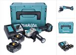 Makita Dga 521 RFX1J Smerigliatrice Angolare A Batteria 18 V 125 Mm X-LOCK Brushless + 2X Batteria Ricaricabile 3,0 Ah + Caricabatterie + Makpac