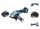 Makita Dga 521 F1X1 Smerigliatrice Angolare A Batteria 18 V 125 Mm X-LOCK Brushless + 1X Batteria Ricaricabile 3,0 Ah - Senza Caricatore