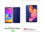 Cadorabo Cover Protettiva Per Samsung Galaxy A10S / M01S Cover In Bianco Cellulare Cover Tpu Silicone Fotocamera Protezione Caso