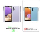 Cadorabo Cover Protettiva Per Samsung Galaxy A32 5G Cover In Bianco Cover Telefono Cellulare Tpu Silicone Fotocamera Protezione Caso
