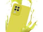 Cadorabo Cover Per Samsung Galaxy A22 4G Cover Protettiva In Tpu Giallo Custodia In Silicone Custodia Del Telefono Cellulare